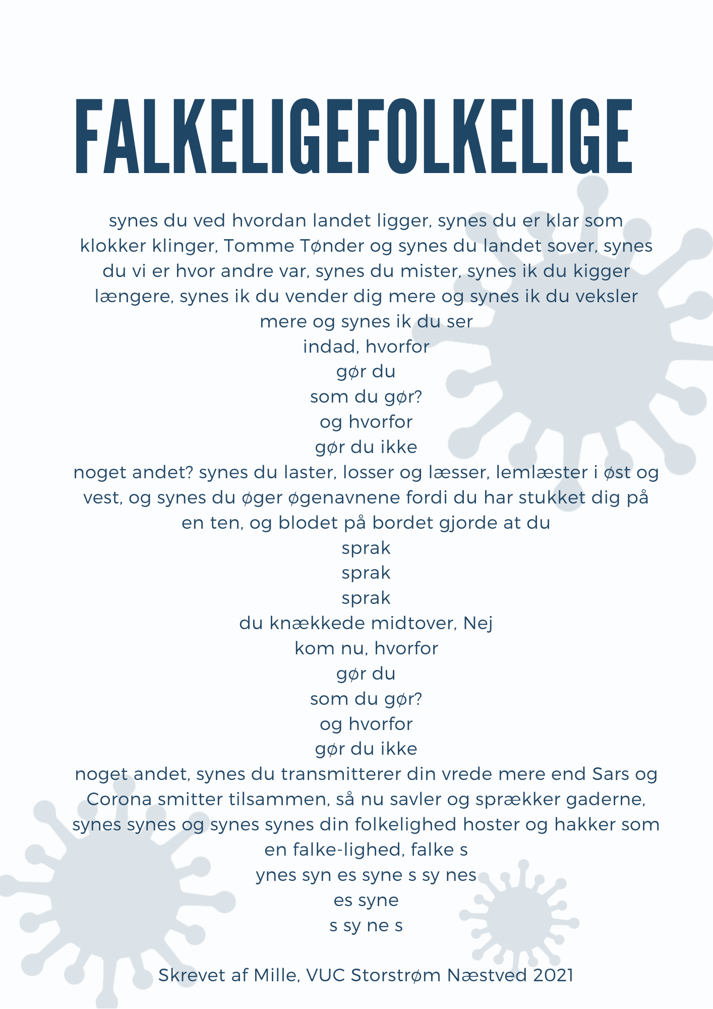 digt - falkeligefolkelige